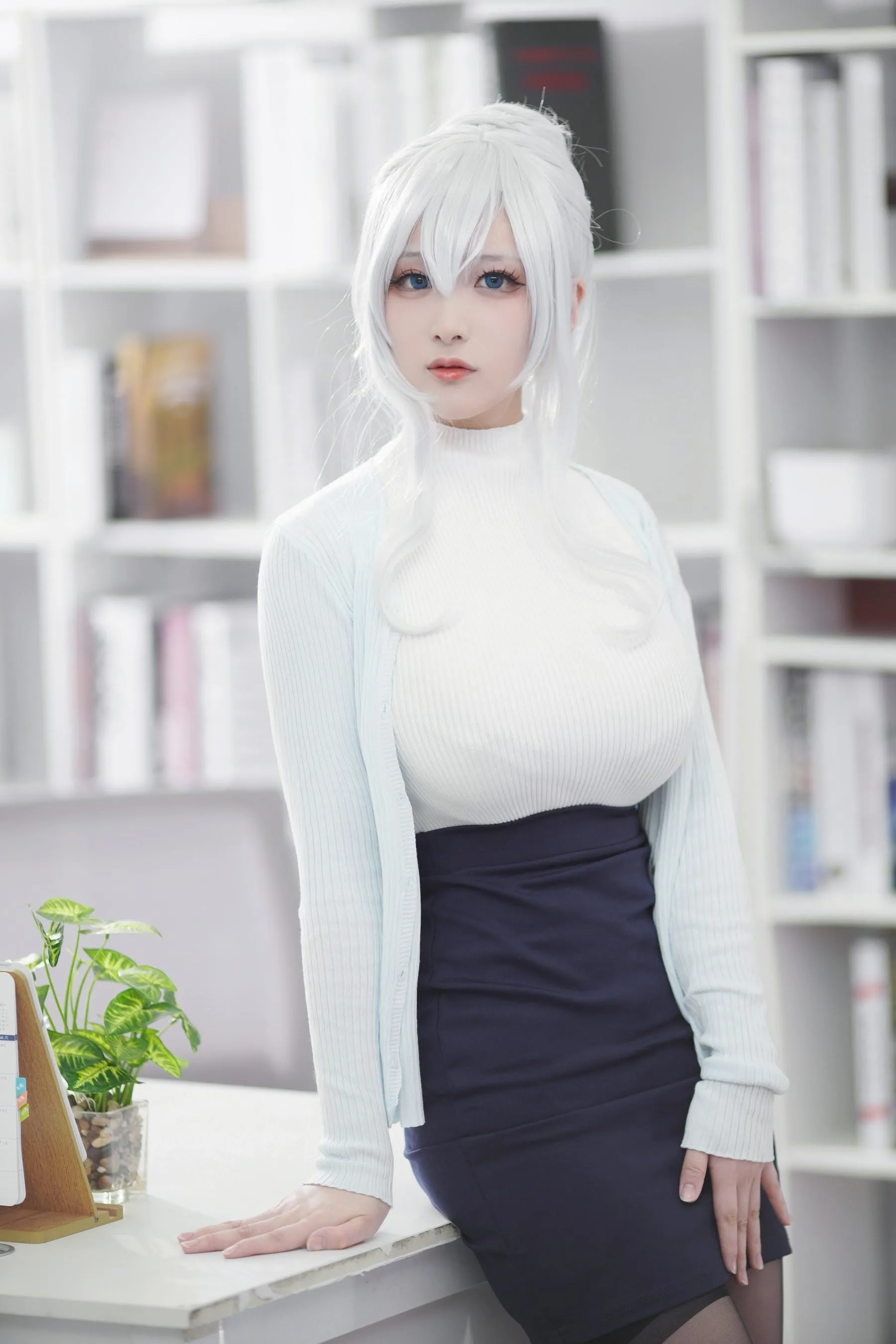 幼愛youmeko – NO.06 未亡人雪女cos [71P]插图6